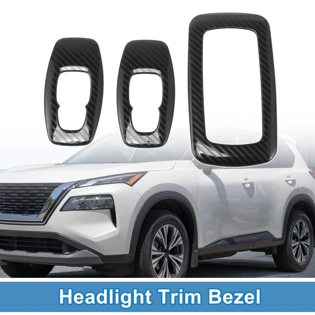 Headlight Trim Bezel for Nissan Rogue (2021–2024) ABS