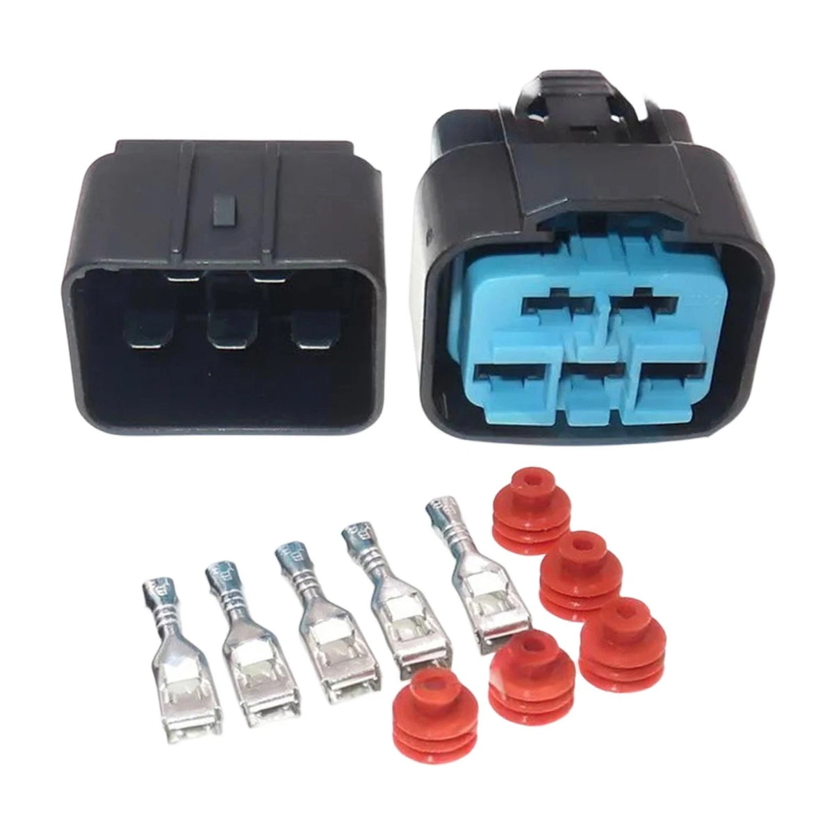 5 Ways Female Electrical Connector Wire Socket with Protective Seal