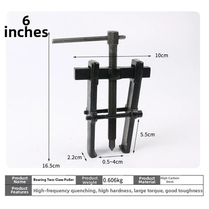 2X Heavy Duty Two Jaw Bearing Puller Tool for Pulley and Bearing (2"-8")