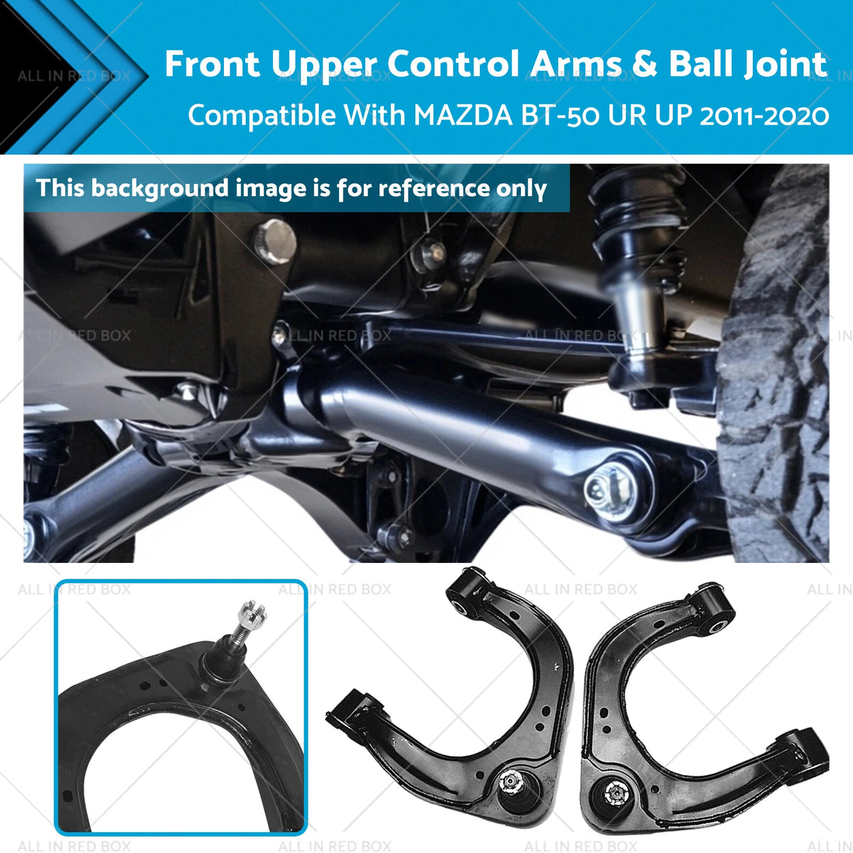 Front Upper Control Arms & Ball Joint for Mazda BT-50 UR UP (Left+Right)