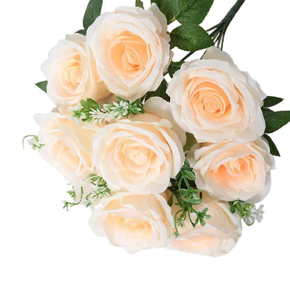 Set of 4 Artificial Roses for Home Decoration