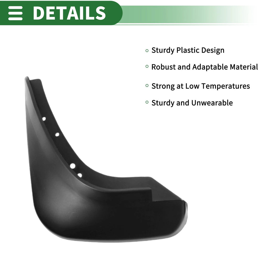 Mud Flaps Splash Guards for Ford Focus (2009–2014) W/ Mount Accessories