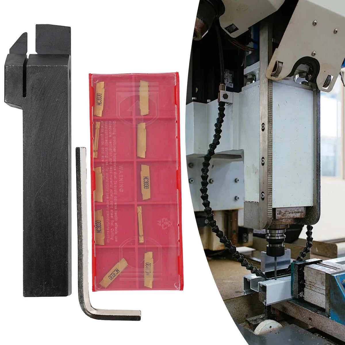 MGMN200 Inserts for Lathe Cutter Grooving Tool Holder (Tool Holder)