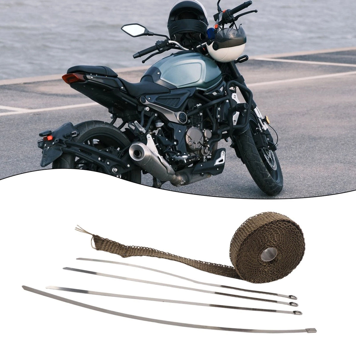 5M Heat Shield Wrap for Motorcycle Exhaust