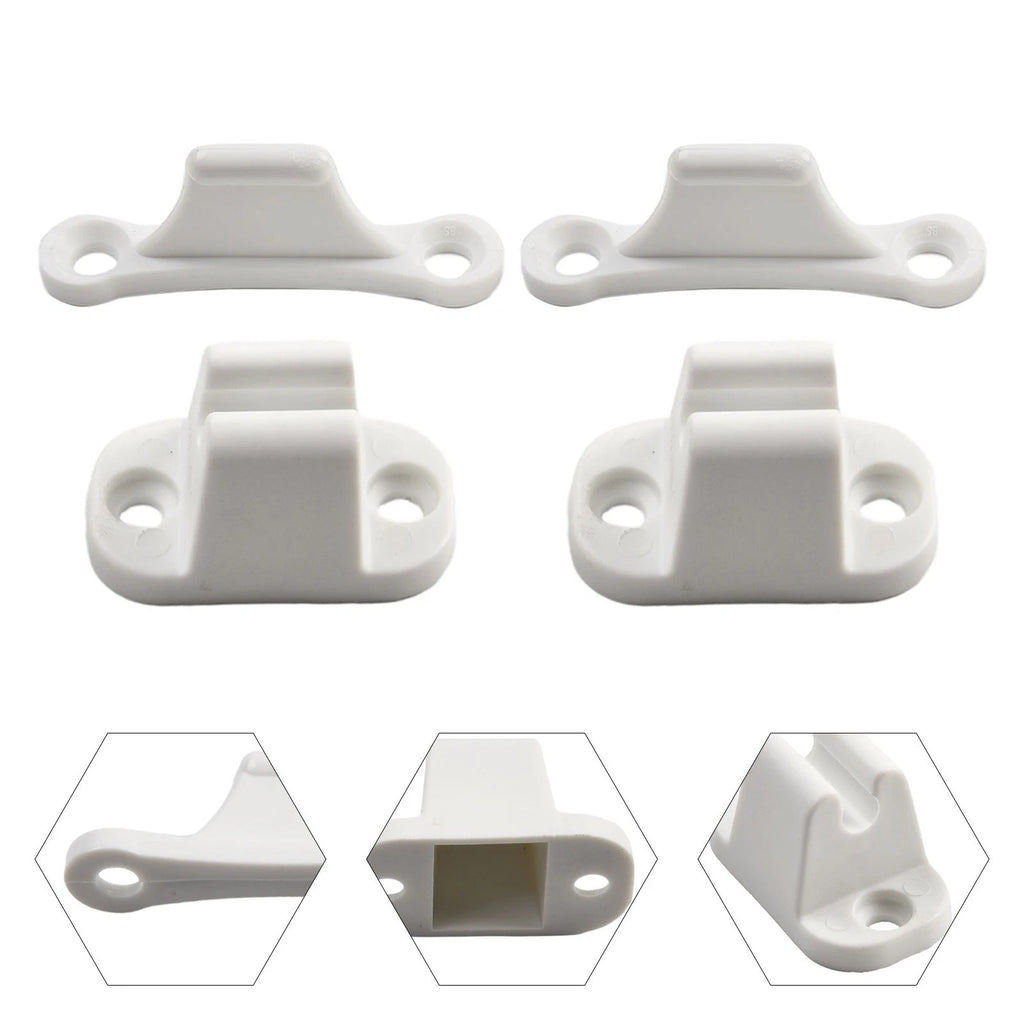 Door Retainer Catch for - Absorbs Noise, White Color