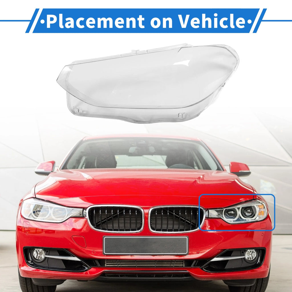 Headlight Lens Cover Front Left for BMW X3 X4 (2018–2021)