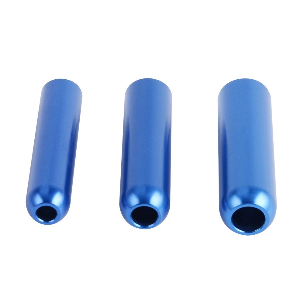 CNC Shock Seal Bullet Tool Set for Motorcycle (Aluminum, Red, Blue)