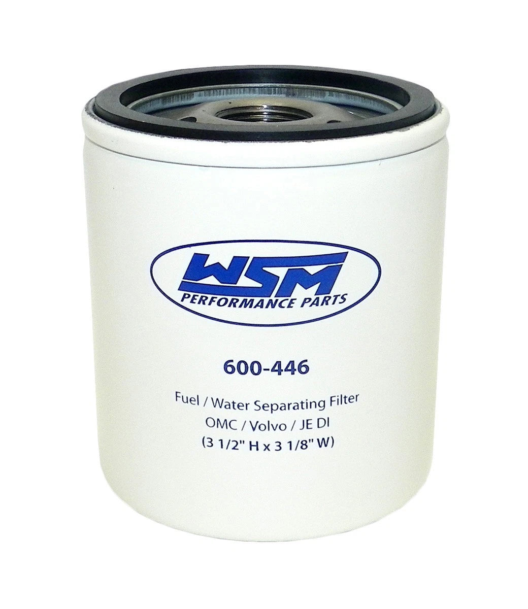 Fuel Water Separator Filter 10 Micron for Johnson Evinrude OMC 75-300 HP (600-446)