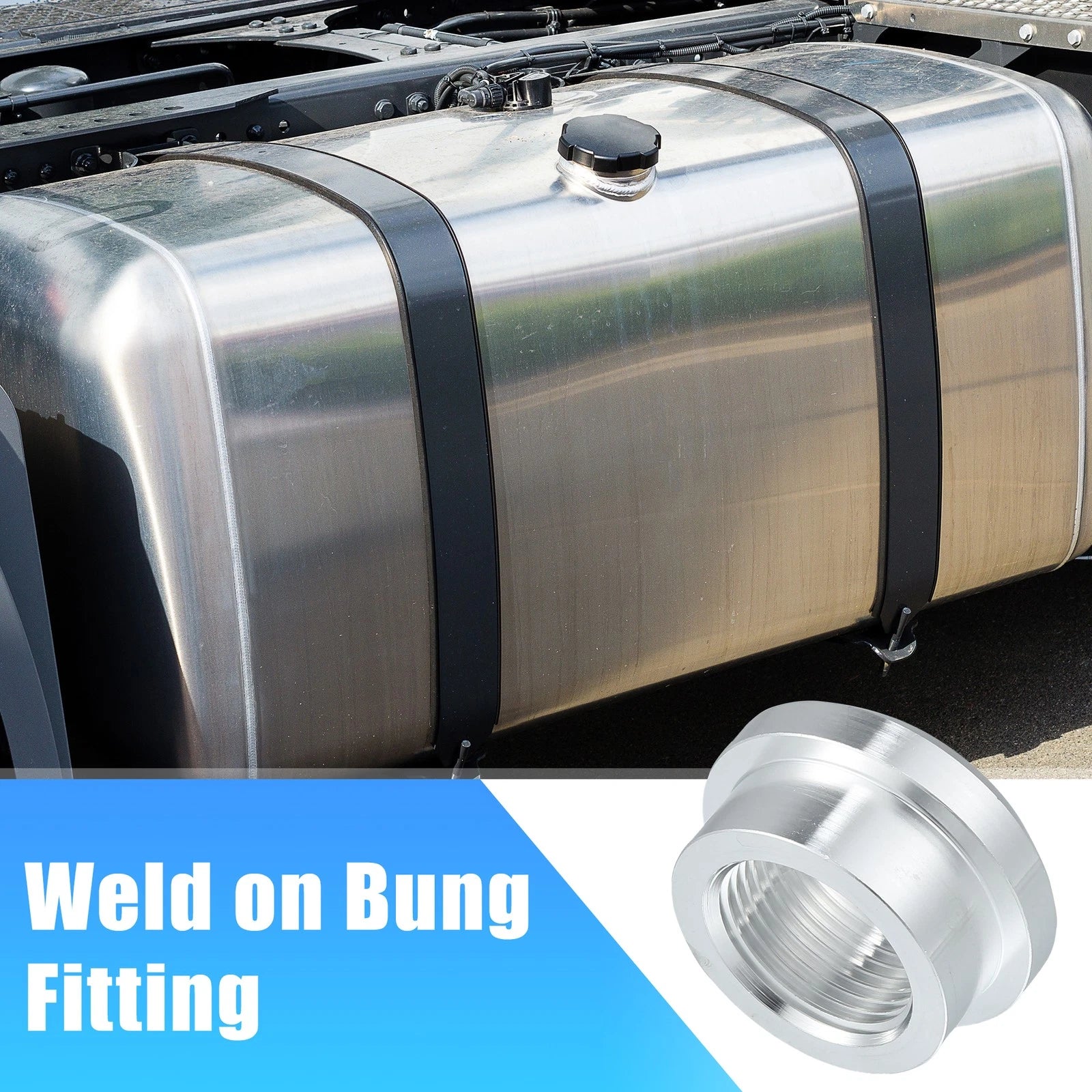 2pcs 3/4" NPT Female Weld on Bung Fitting for Universal Applications