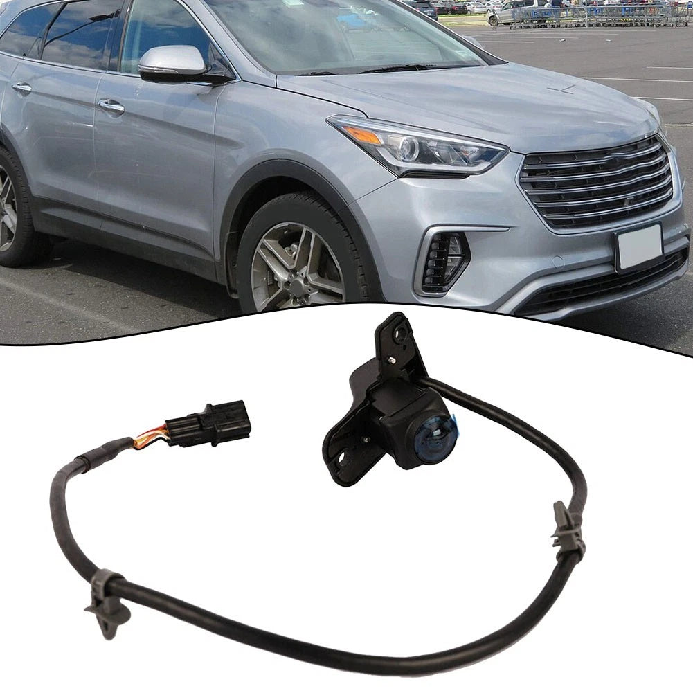 Black ABS Front Grille Parking Camera for Santa Fe