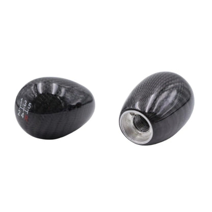 Ergonomic Spherical Carbon Fiber Gear Knob for 5/6 Speed Manual Driving