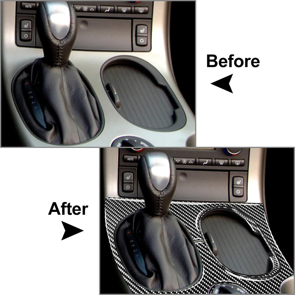 3Pcs Center Console Gear Shift Panel Trim for Chevrolet Corvette C6 (2005–2013)