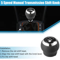 5 Speed Manual Shift Knob for Toyota Corolla Plastic Black (2002–2024)