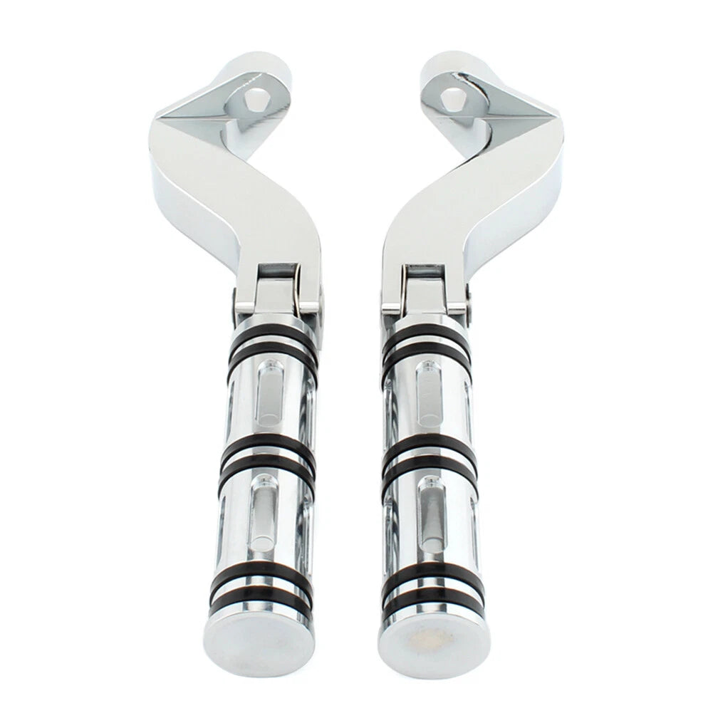 Rear Passenger Foot Peg Footrest Mount Bracket for Harley Touring (1993–2023) Chrome
