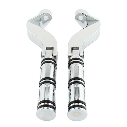 Rear Passenger Foot Peg Footrest Mount Bracket for Harley Touring (1993–2023) Chrome