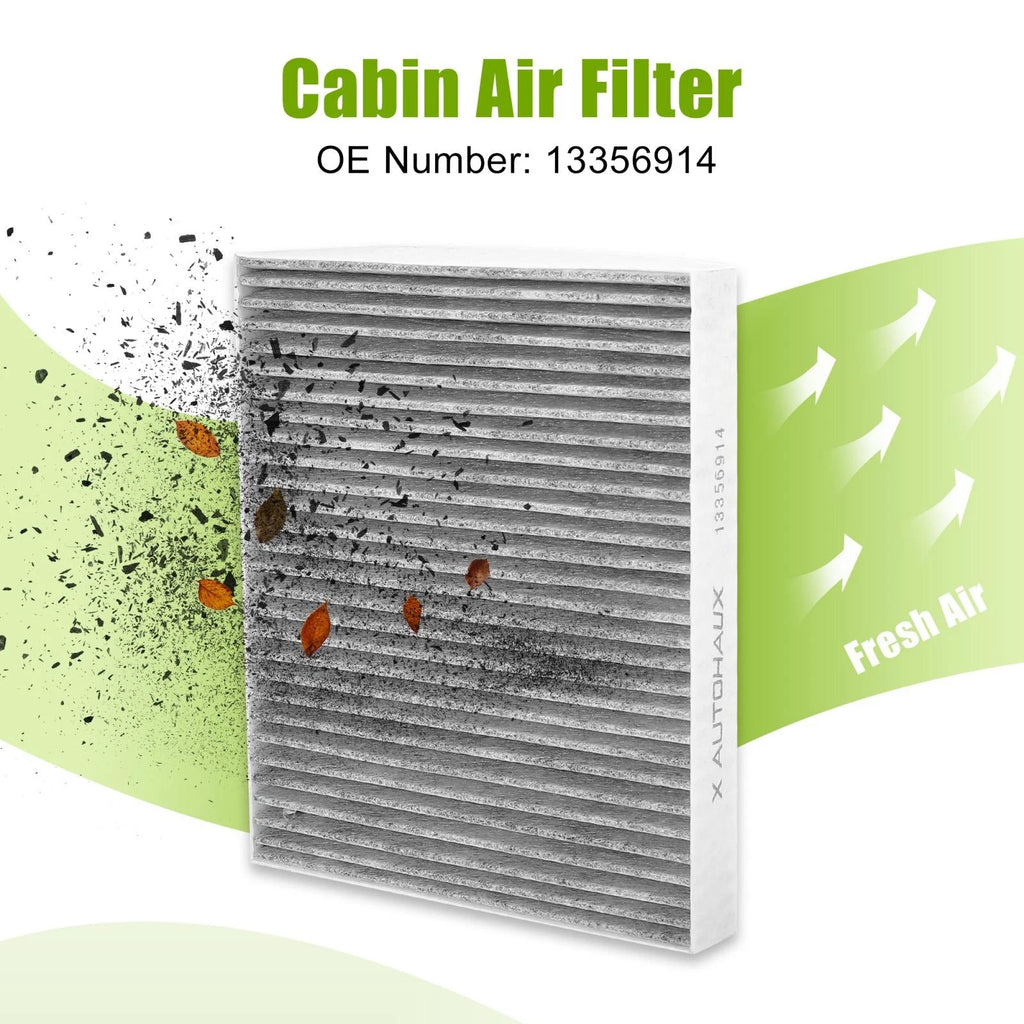 Cabin Air Filter Replacement Gray for Chevrolet Buick (2005–2018)