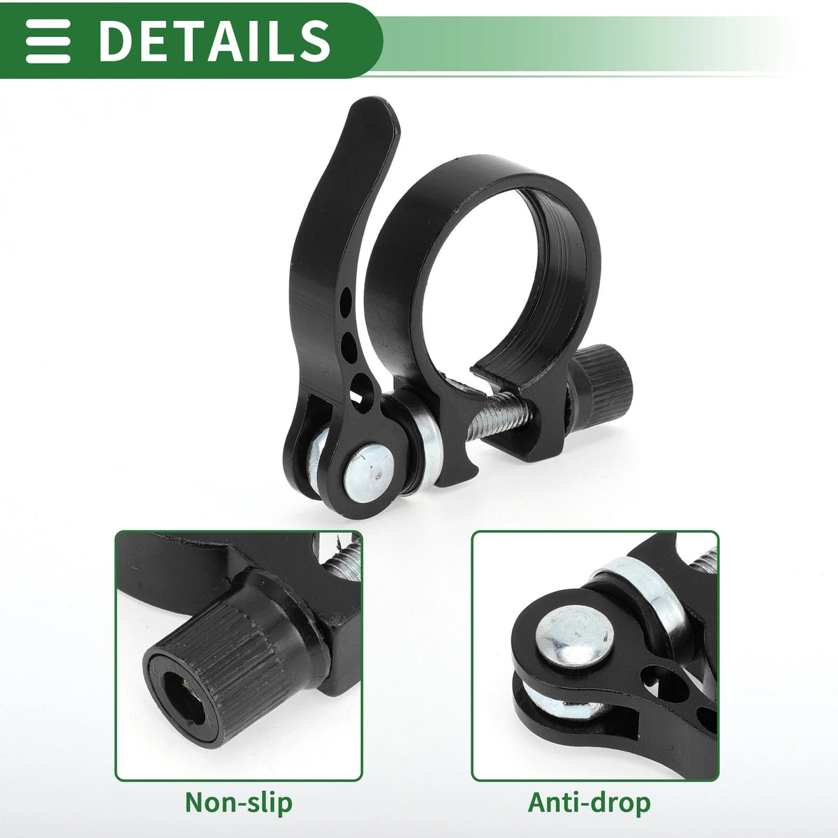 31.8mm Aluminum Alloy Seat Post Clamp for Bike Bicycle