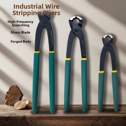 Hardened Wire Tie Pliers with Chrome Vanadium Head for Increased Longevity