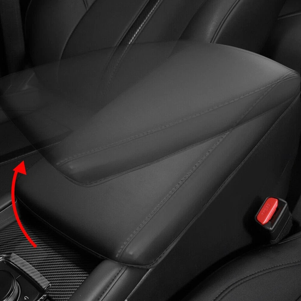 Armrest Center Cover for Nissan Maxima (2016–2021) - Black PU Leather