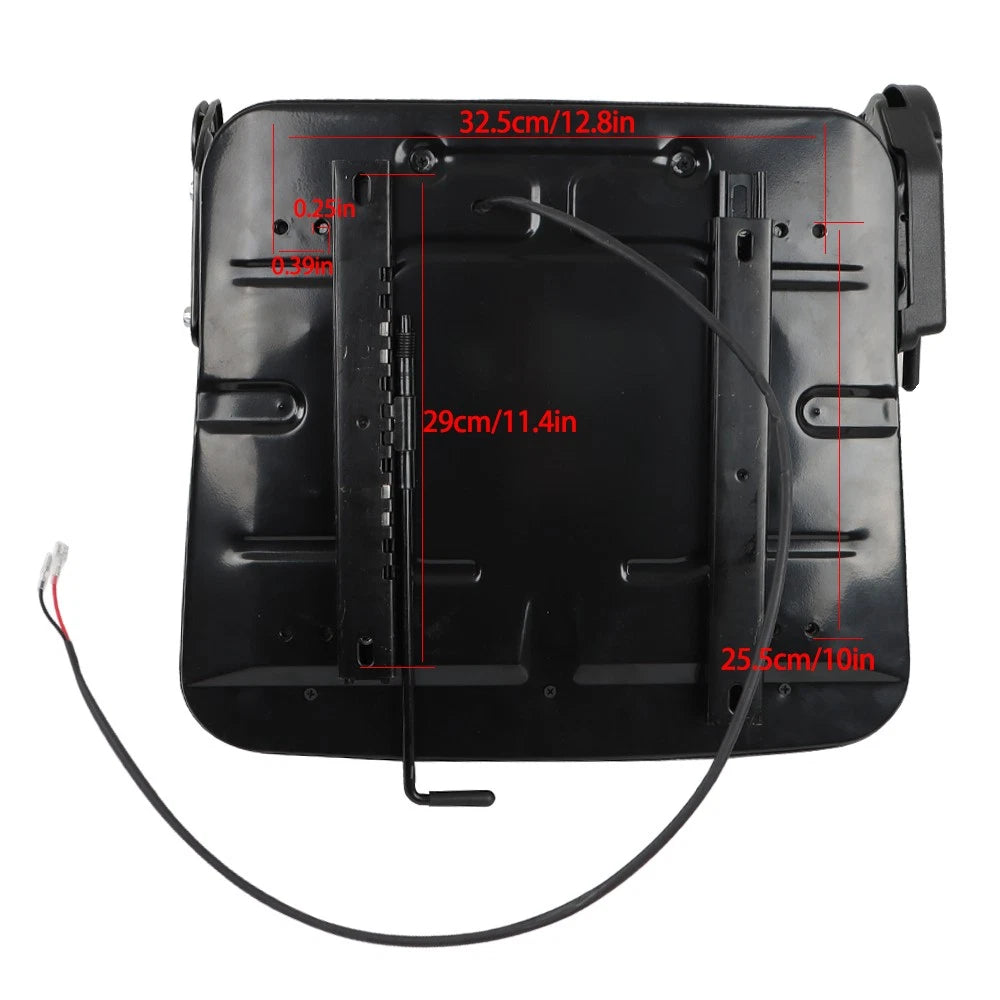 Foldable Forklift Seat for Universal Applications (Adjustable Angle, PVC)