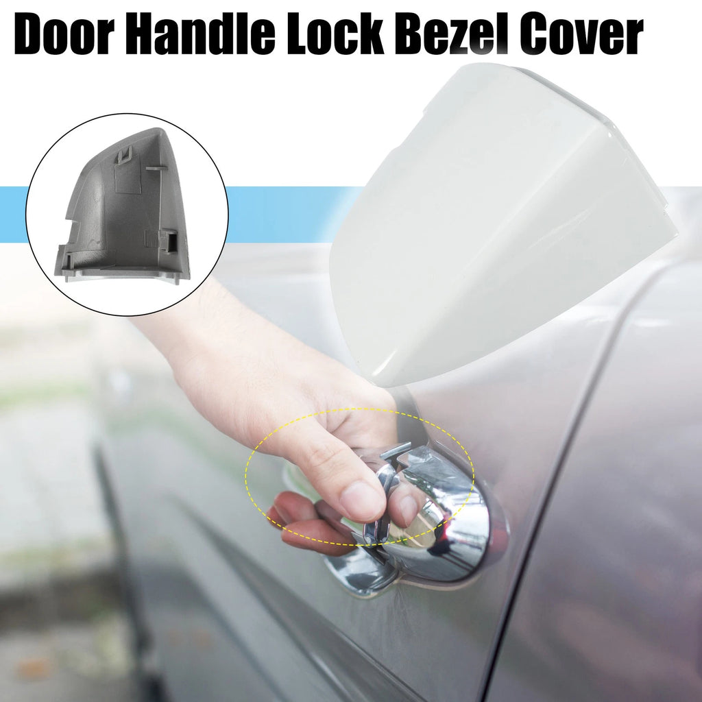 Exterior Door Handle Cover Front Left for Volkswagen Jetta White (2005–2015)
