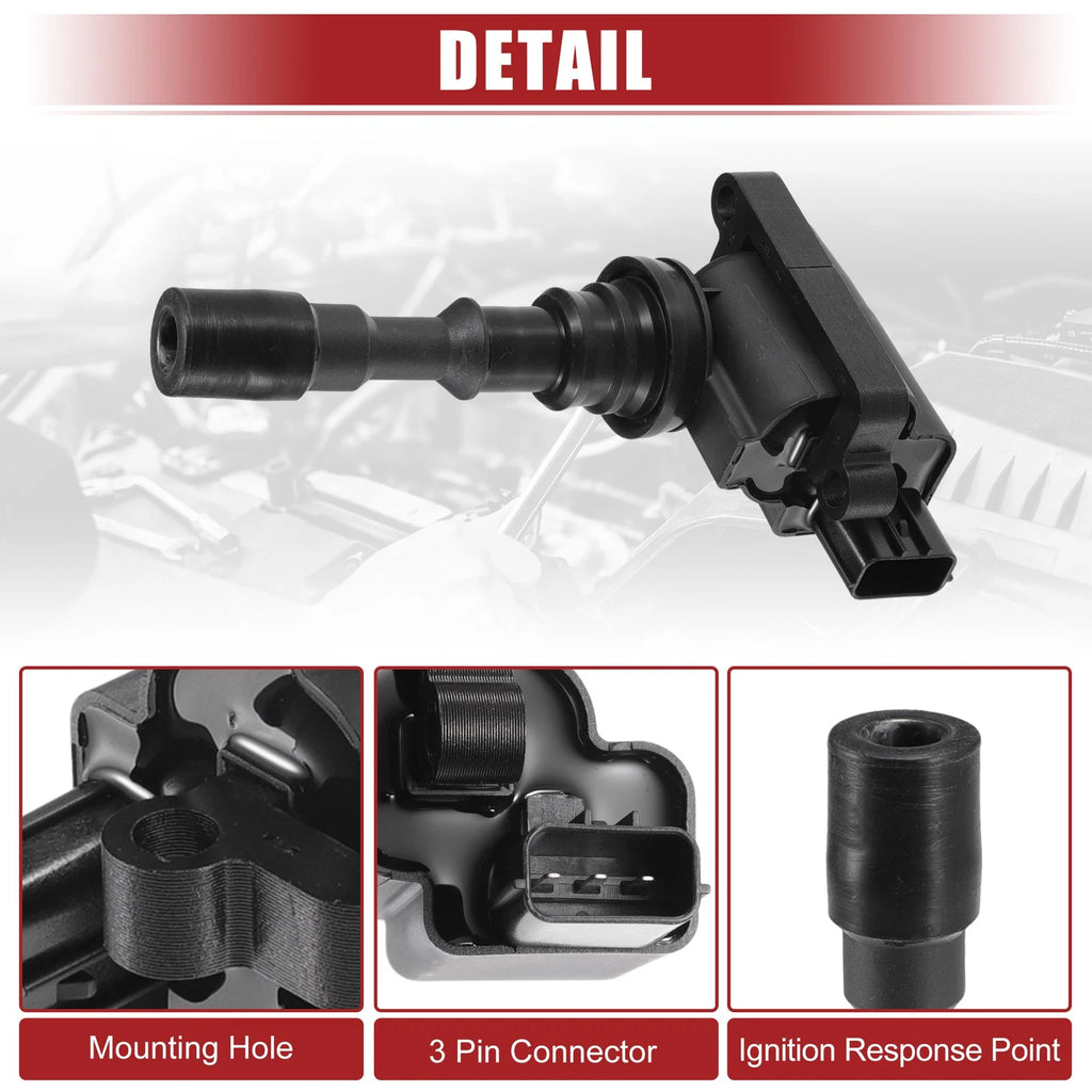 Ignition Coil Set of 3 Replacement for Kia Sedona (2002–2005)