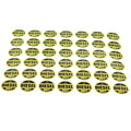 42 Pack Diesel Only Stickers 1" Round Vinyl Labels for Fuel Tank (N/A)