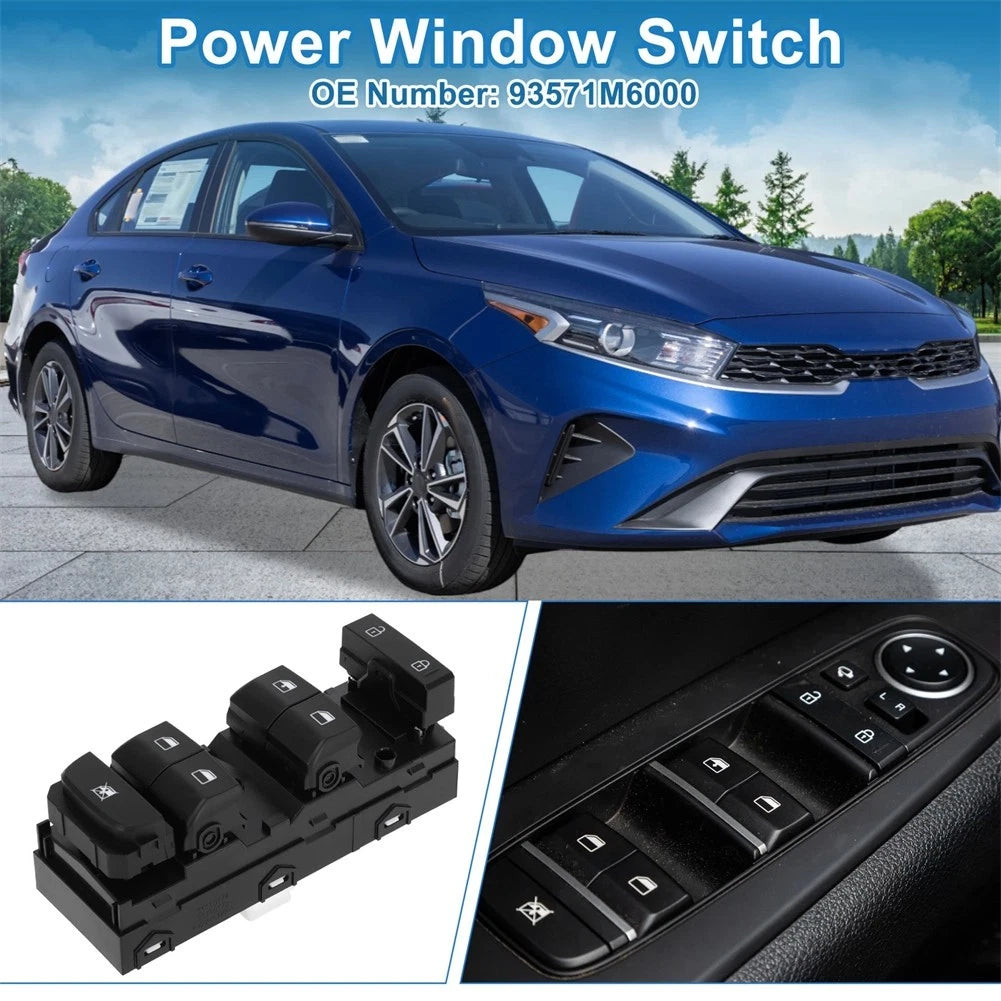 OEM-Spec Power Window Regulator Switch for Kia Forte 2019 2020 2021 93571 M6000