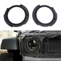 2X LED Headlight Bezel Mounting Ring Bracket for Jeep Wrangler JK (2007–2017)