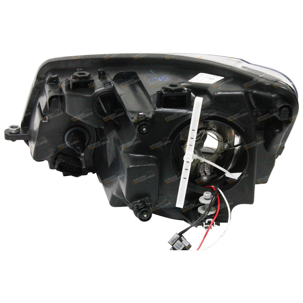 RH Clear/Black Headlight for VW Caddy 2K (2010-Onward) RHS Driver