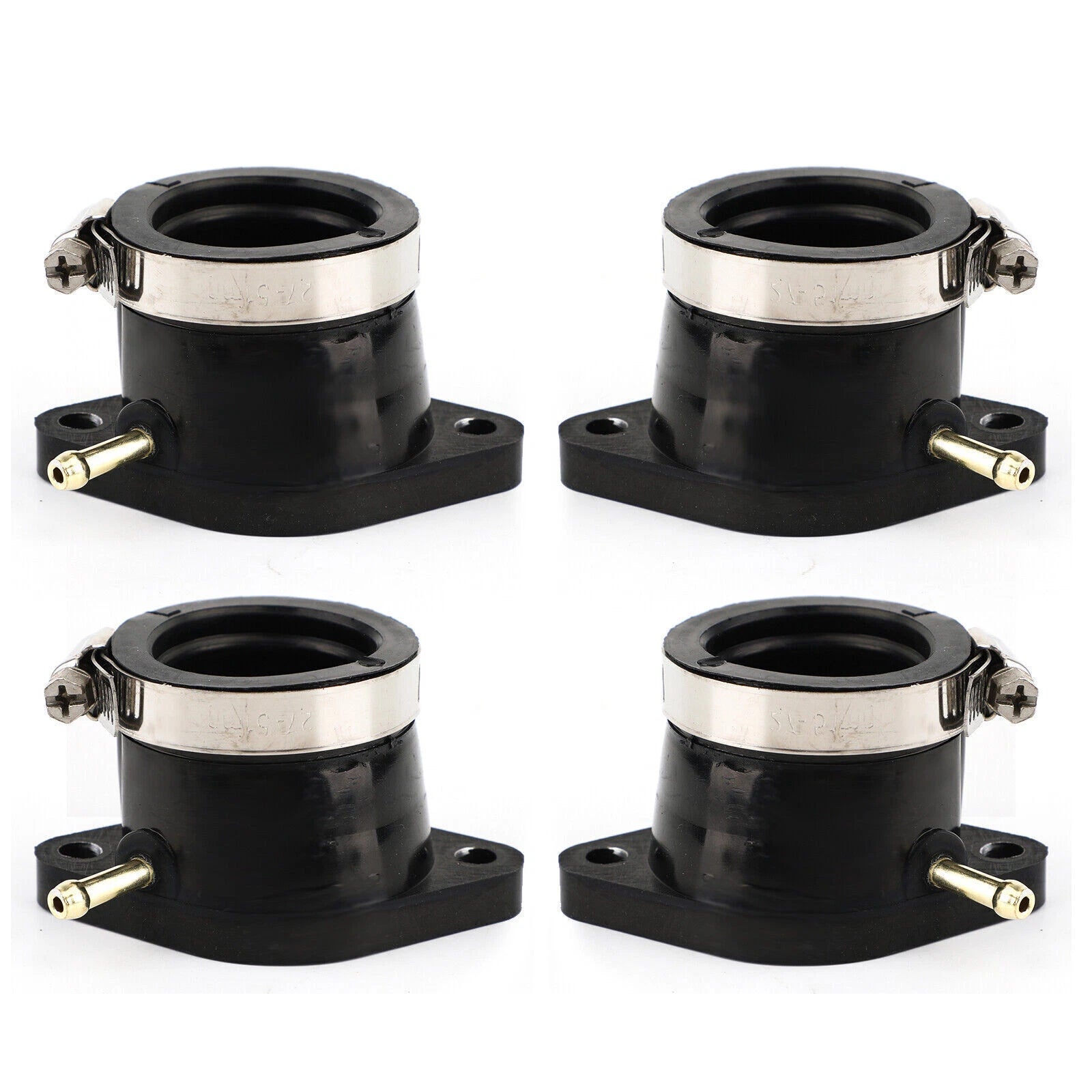 Set of 4 Carburetor Intake Manifold Boots for Yamaha XJ650 Maxim XJ750 Seca (1981–1983)