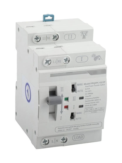 2P 63A Automatic Transfer Switch for Solar Systems