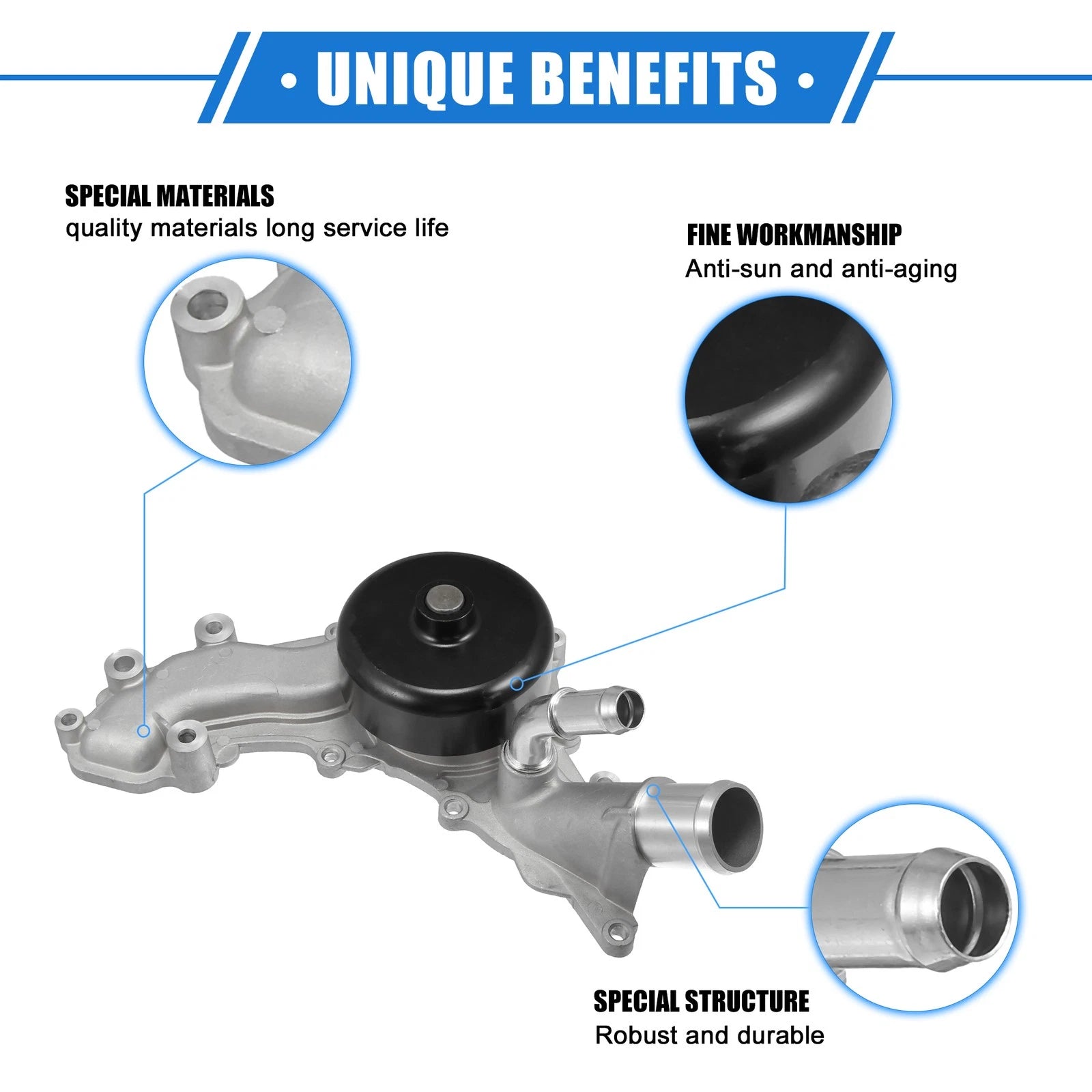 Engine Water Pump Replacement for Chrysler 300 V6 3.6L (2011–2015)