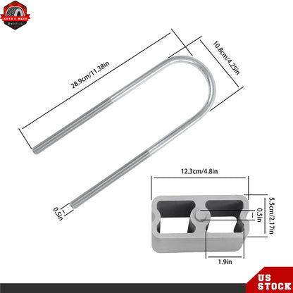 4" Rear Suspension Lowering Blocks for Nissan 720/Hardbody (1983–1997)