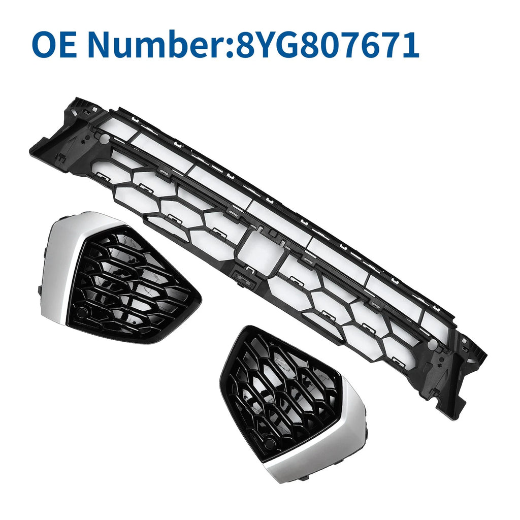 Front Lower Bumper Grille Grill Replacement for Audi A3L (2021–2024)