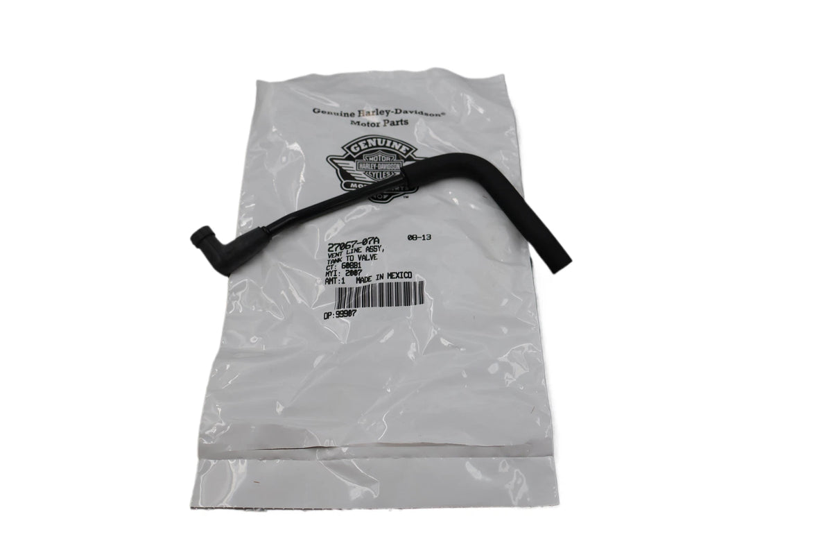 Vent Line Tank-to-Valve for Harley Sportster (2008–2013) | Part #27067-07A