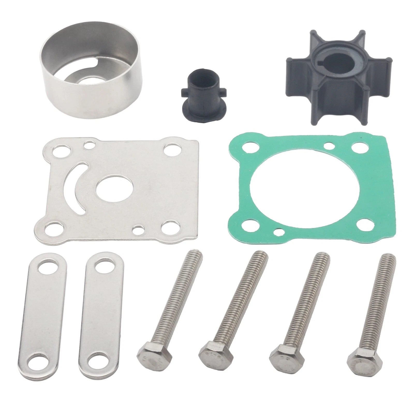 Water Pump Impeller Repair Kit for Yamaha Outboard (6N0-W0078-A0, 6N0-W0078)