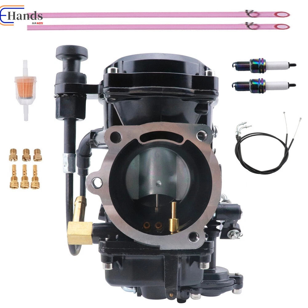 CV40mm Carburetor + 43'' Throttle Cable for Harley Davidson XL883 (1999–2023)
