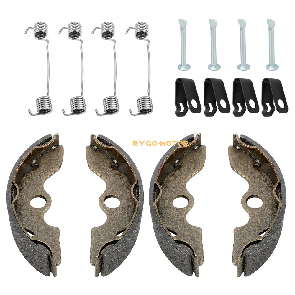 Front Brake Shoes Springs W/Pins for Honda TRX200 TRX250 (2000–2006)