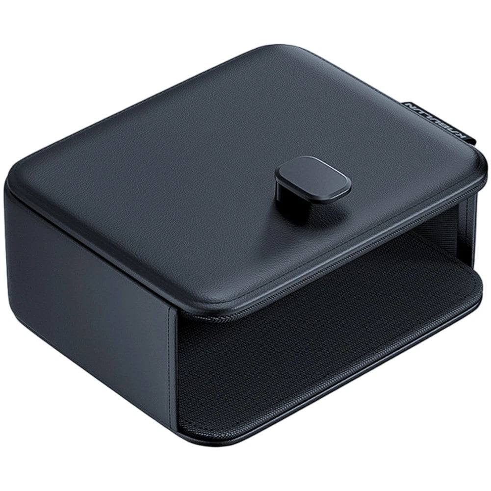Multipurpose Waterproof Leather Car Door Storage Bag with Multiple Compartments