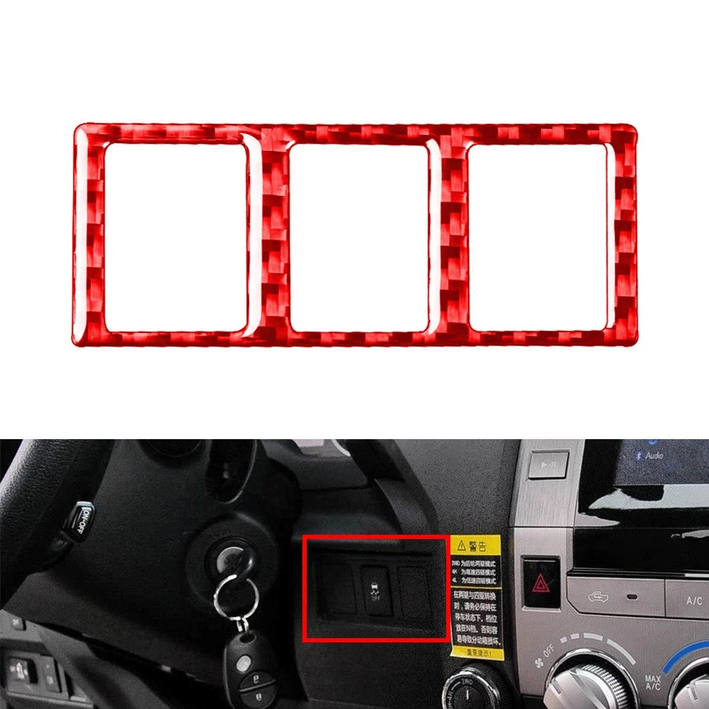 Interior Mode Switch Cover Panel for Toyota Tundra (2014–2021) Red