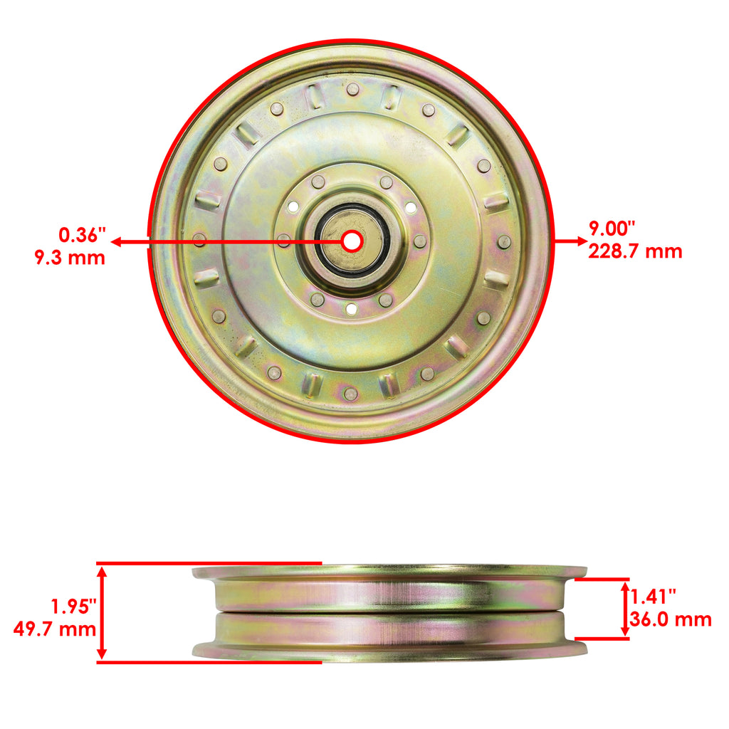Deck Idler Pulley Replacement for Exmark 48 52 60 72 Lazer Z (1999–2007)