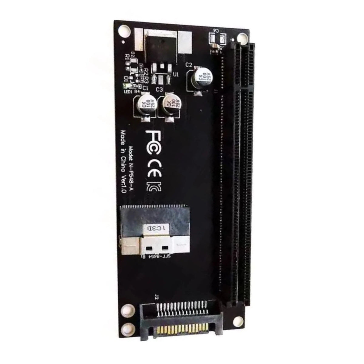 SFF-8654 PCIe 4.0 x16 Extension Card for Graphics Card Adapter