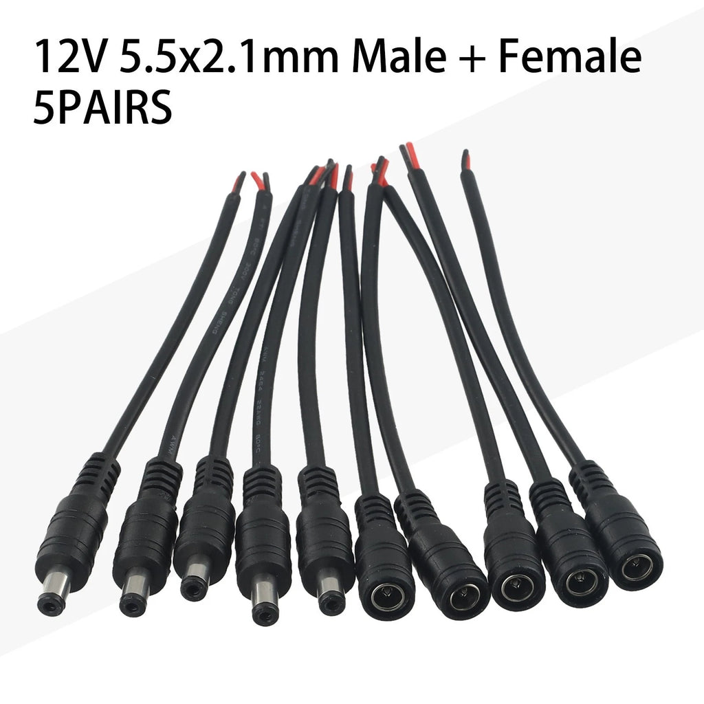 Dc Power Cord Connector 5.5x2.1mm for Universal Applications (60W)