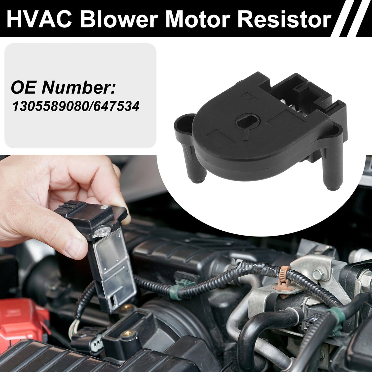 HVAC Blower Motor Resistor No. 1305589080 for Peugeot Boxer (1994–2006)