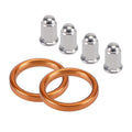 Exhaust Gaskets Nut Kit for Honda VF VFR 500 700 750 Interceptor Magna VFR800 (1983–2009)