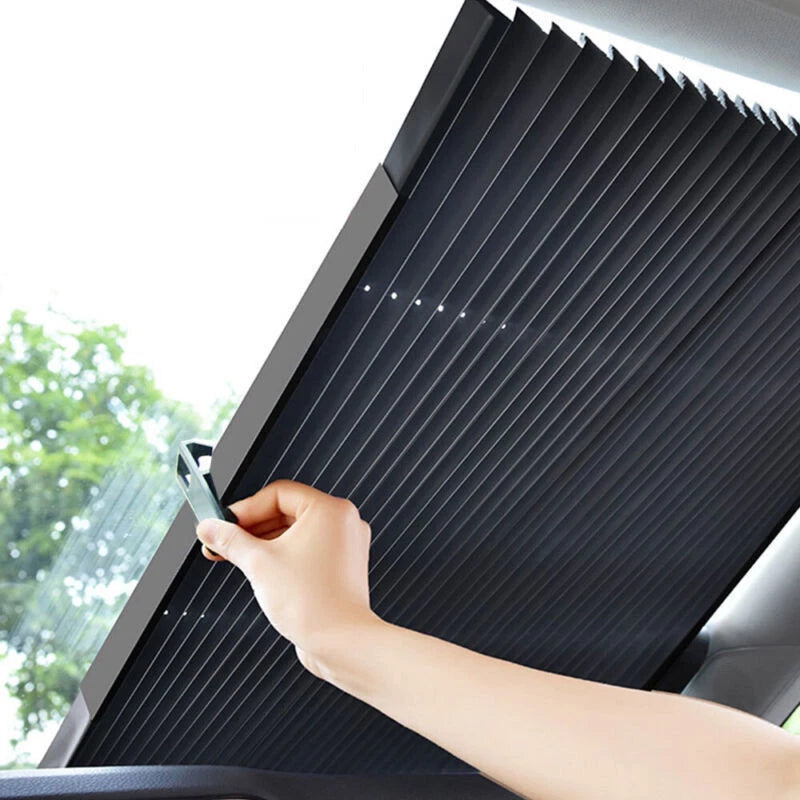 Retractable Sunshades for Car Windshield (UV Blocking)