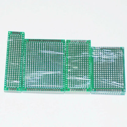 2X PCB ProtoBoards Circuit Boards 2X8cm 3X7cm 4X6cm 5X7cm