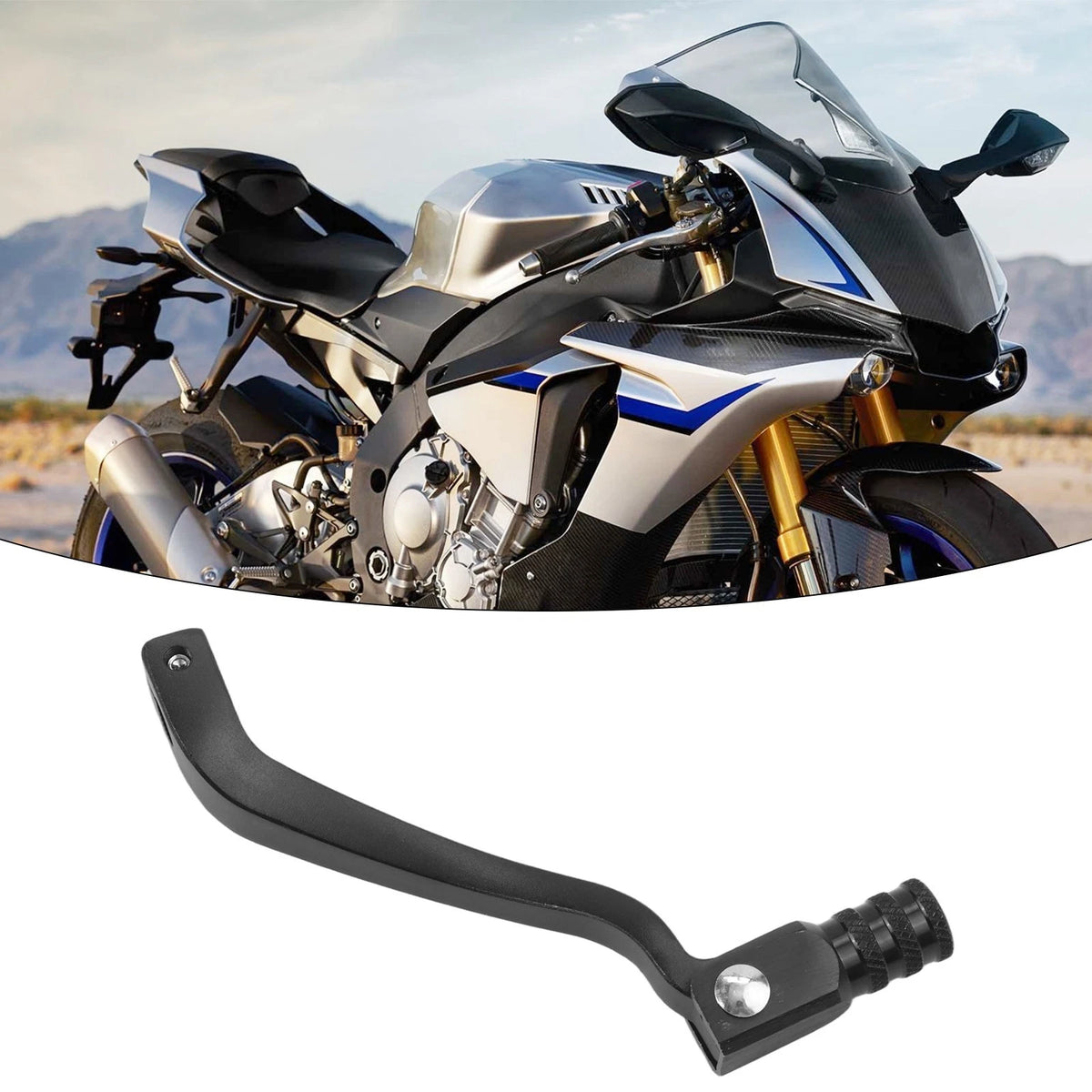 Motorbike Gear Lever for Motorcycle (2010–2023) - Sleek Black, Easy Install