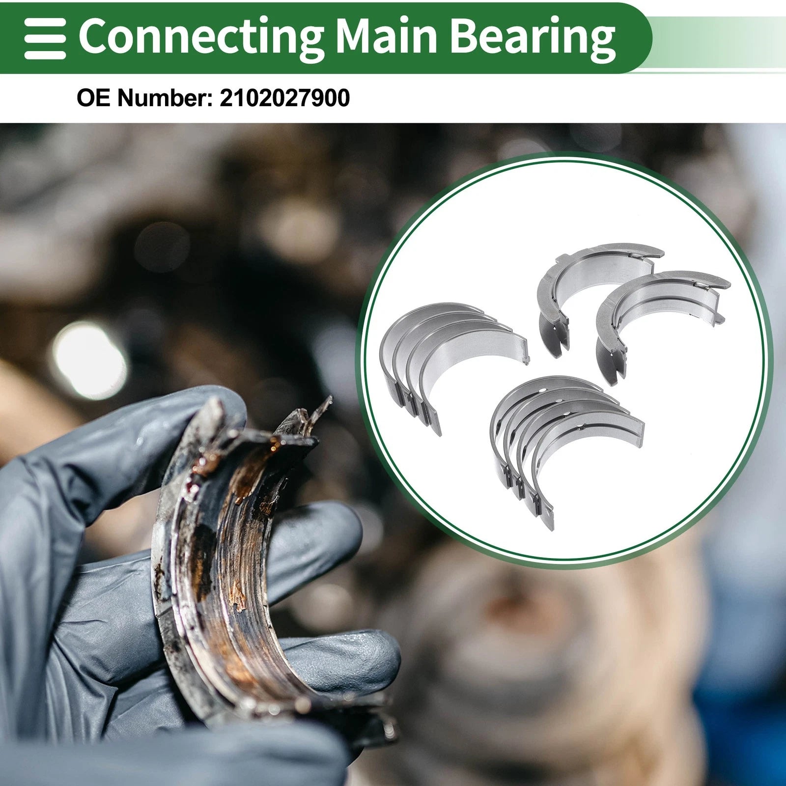 Engine Main Bearing Set Replacement for Hyundai Elantra (2000–2010)